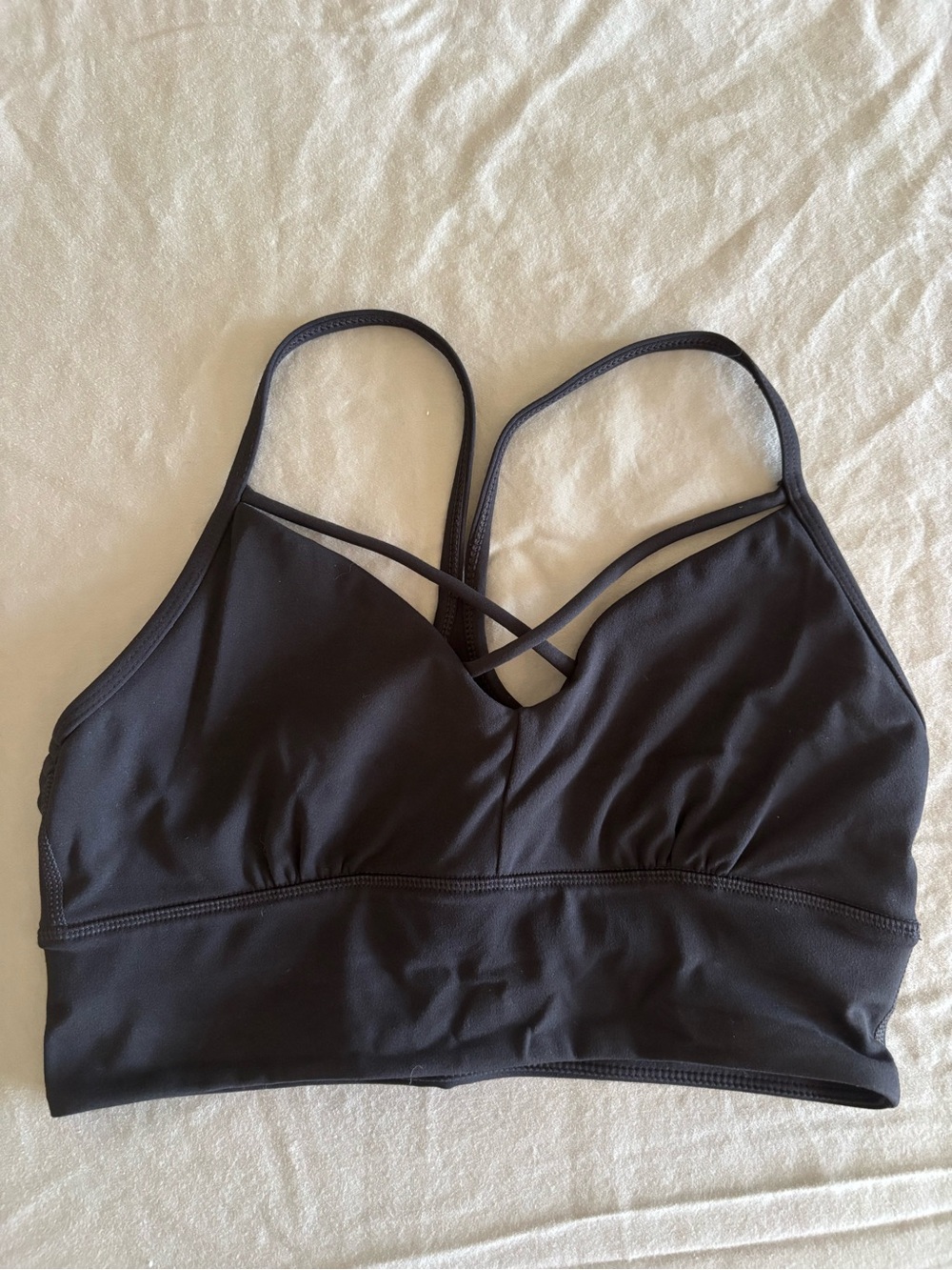 PARAGON Black Strappy Sports Bralette